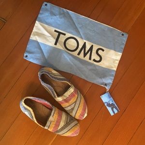 Pastel Tribal Print Toms Alpargatas Women’s 7